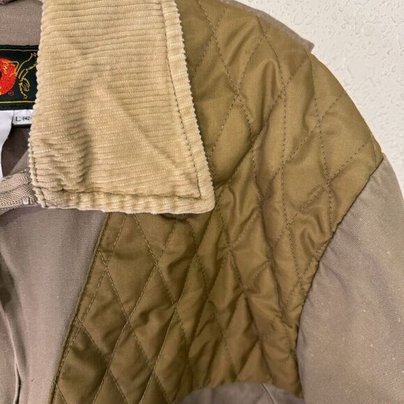 Avid Outdoor Vtg  Hunting Shooting Duck Jacket‎ Mens Size L (42-44) Back Pocket - Picture 3 of 10